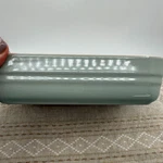 Le Creuset Pistache Ceramic Stoneware Glazed Rectangular Baking Dish 18CM 7 X 5". Fixed Price $34.99.