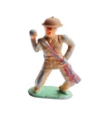 Barclay Soldier ((B76) 738, With Rifle Off Ground, Tin Helmet. Fixed Price $35.27.