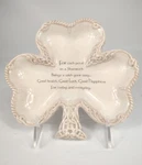 Grasslands Road Shamrock Candy Dish Serving Bowl Irish Celtic St. Patrick's Day. Fixed Price $18.99.