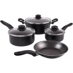 Mainstays 7-PIECE Non-stick Aluminum Cookware Set Pots And Pans Collection. Fixed Price $54.07.