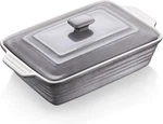 4.5 Quart Ceramic Casserole Dish With Lid, 9X13 Baking For Oven, Lasagna Pa. Fixed Price $102.38.