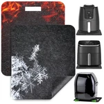 Siudangka Heat Resistant Mat For Air Fryer With Sliding Small, Coffee. Fixed Price $15.99.