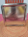 Vintage Revere Ware 1801 Pre 1968 Covered 7.5"X Stainless Steel Baking Pan. Fixed Price $34.00.