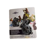 Mastrad SET/6 Clear Bunny Shaped Chocolate Molds - 4 Small, 2 Large. Fixed Price $12.99.