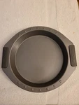 Anolon Non-stick Enamel Steel Bakeware Round 9'' Pan Handle To 11.5''NICE. Fixed Price $7.99.