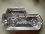 Vintage 1984 Wilton Trail Rider Jeep Wrangler Cake Baking Pan 502-4050. Fixed Price $19.90.