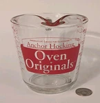 Anchor Hocking Oven Originals 2 Cups 16 Oz Glass Measuring #498. Fixed Price $14.96.