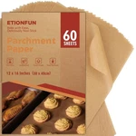 60PCS Unbleached Parchment Paper Sheets For Baking. 12X16 Inches Pa.... Fixed Price $10.56.