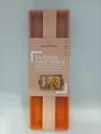 Crofton Silicone Prep Trays, Easy Pan Meal Baking Dividers (set 4). Fixed Price $9.99.