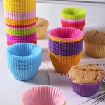 12PCS Silicone Cupcake Molds: Heat-resistant Baking Cups For Cakes & Jelly New. Fixed Price $11.37.