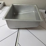 Fat Daddios Topsy Turvy Mad DADDER*8 Square Cake PAN*4 2.5 Opp. Sides Cook. Fixed Price $16.20.