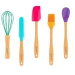 Chefclub Kids Cooking 5PIECE Utensils Set-heat Resistant Non Stick Silicone Tool. Fixed Price $13.49.