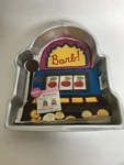 Wilton Slot Machine Cake Pan 1998 2105-2033 Cherry Casino Vegas Gambling. Fixed Price $14.99.