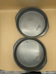 Ekco Baking Pan Round 9" Set Of 2 Pie Cake M319 Baker's Secret Handles. Fixed Price $16.50.