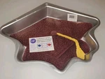 Wilton Topping Off Success School Class Graduation Cap Party Cake Pan #2105-2038. Fixed Price $20.99.