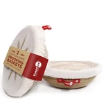 Bread Proofing Basket Set 2 Round Cotton Rope Banneton Liners Kneadace Covers. Fixed Price $51.99.