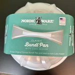 Nordic Ware Classic 12 Cup Bundt Pan With Twist-to-lock Cake Keeper Carrier Set. Fixed Price $18.95.