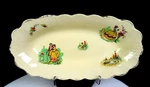 Royal Staffordshire Porcelain Arthur J Wilkinson Honeyglaze 10" Celery Dish 1947. Fixed Price $35.98.