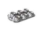 Nordic Ware Heritage Bundtlette Cake Pan, Metallic, 4 Cup (single), Silver. Fixed Price $63.99.