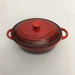 Le Creuset Stoneware Mini Oval Cocotte Cerise Bake Dish 08.44 Other No Box. Fixed Price $34.95.