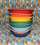 New 8 Medium Bowls Bright Rainbow Mix Set 19 Oz Fiestaware Free Shipping. Fixed Price $104.99.