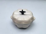 Creuset Pumpkin Casserole - 10 Oz Meringue Nib. Fixed Price $45.00.