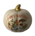 Harvest Collection Ceramic 3 Pumpkin Glazed Style Holiday Seasonal. Fixed Price $13.88.