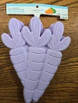 New Easter Silicone Baking Mold Carrot's 10" X 8" 2" Purple By Celebrate-it. Fixed Price $14.99.