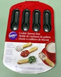 Wilton Non-stick Cookie Spoons Cavities-pan Measures 12" By 8". Fixed Price $12.99.
