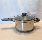 Transtherm Wmf Pressure Cooker 4.5 Liter W/glass Lid Germany No. Fixed Price $68.83.
