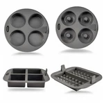 Em 4-PC Silicone Air Fryer Liners Baking 4-PACK Molds For 3-5 Qt, Gray. Fixed Price $35.13.