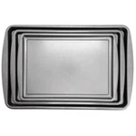 Gibson Home Love To Bake Nonstick Steel Jelly Roll 3 Piece Baking Sheet Set. Fixed Price $20.55.