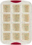 Trudeau Confetti Structure Silicone, 12-CAVITY Brownie Mold, 05120125. Fixed Price $40.34.