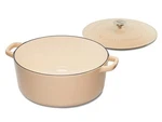 Cuisinart 7-QUART Cast Iron Casserole CI670-30LP Blush. Fixed Price $74.25.
