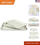 Martha Stewart's 3-PIECE Cookie Sheet Set Oven Safe, Pfa-free & Durable. Fixed Price $61.99.