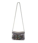 Vintage Regale Ivory & Purple Beaded Chain Strap Womens Evening Clutch Sz. Fixed Price $26.99.