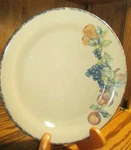 Home & Garden Party Ltd Fruits 10" Pie Plate Stoneware 2002 Hand Made Usa 553. Fixed Price $19.99.