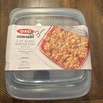 Oxo Good Grips Glass 2 Qt Baking Dish With Lid New!. Fixed Price $24.00.