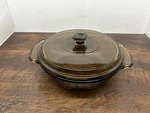 Anchor Ovenware Casserole Dish W/ Lid 8.25" Diameter 1.5QT & Micro. Safe. Fixed Price $8.79.