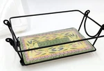 Temptations Tara Old World Confetti Rack+trivet For 8.5"X5.5" 1.5QT Dish-no. Fixed Price $17.99.