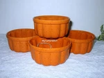 10 Strawberry Street Orange Pumpkin Ramekins - Ceramic Bakeware Set Of 4 New. Fixed Price $38.95.