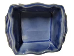 Appolia Made France French Blue Ramekin Ceramic Stoneware Casserole Dish. Fixed Price $17.00.