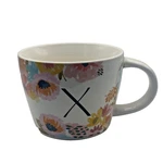 Opalhouse Floral Monogram X Coffee Mug 16 Oz Stoneware Target Dishwasher Safe. Fixed Price $13.78.