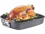 Chefmade Turkey Roasting Pan With V Rack, 17 Inch Deep Non Stick!. Fixed Price $29.98.