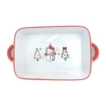 Hello Kitty Cocoa & Christmas Trees 8X11.5 Ceramic Baking Dish With Handles. Fixed Price $21.00.