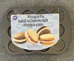 Wilton: 12 Cavity Whoopie Pan #2105-0615 Non Stick New 3" Diameter Round. Fixed Price $14.99.