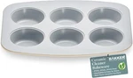 Bakkenmaster Bake With Elegance: 6-CUP Cake/muffin Pan Set Blue, Teal. Fixed Price $36.99.