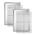 Baking With Cooling Set 2 Sheets + , Stainless Steel Cookie Hal.... Fixed Price $45.01.