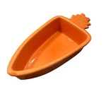 Chantal Orange Carrot Ceramic Ramekin Candy Dish Easter Spring 8OZ Serving Bowl. Fixed Price $18.99.