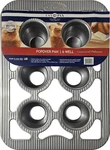 Usa Pan Alloy Steel Durable Rectangular Shape 6-WELL Popover Silver. Fixed Price $37.99.